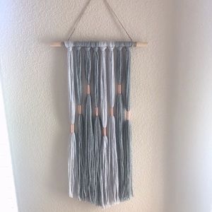 Boho copper bead wall decor